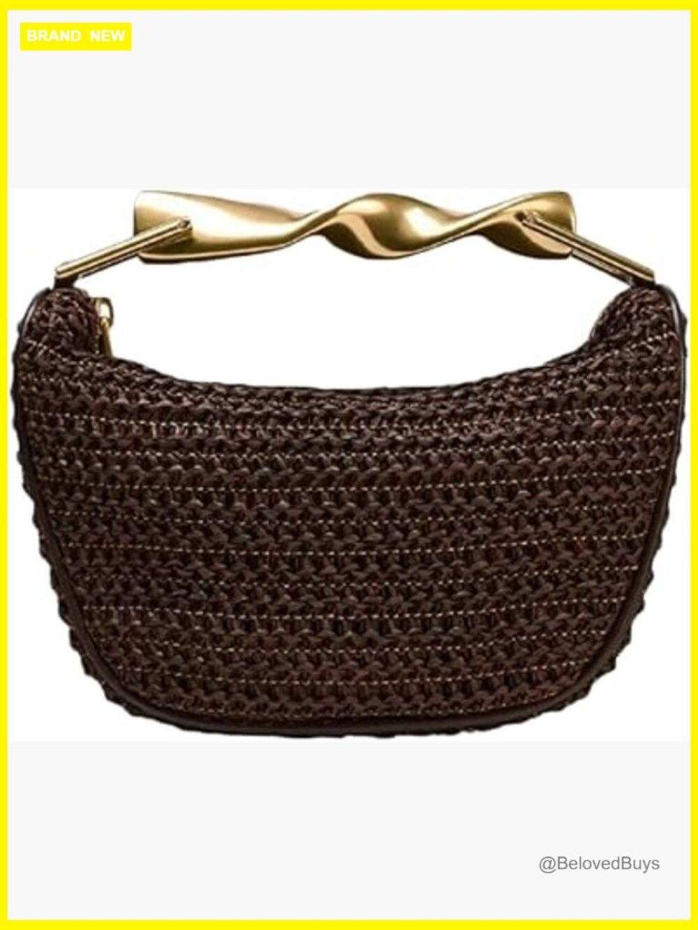 Straw Beach Bag Women Macrame Shoulder Hobo Tote Handbag Travel Summer
